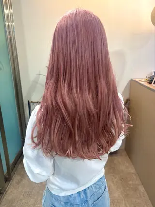 ロング カラー lani hair salon所属・SHOTO ハイトー ン/デザインカラーのヘアスタイル