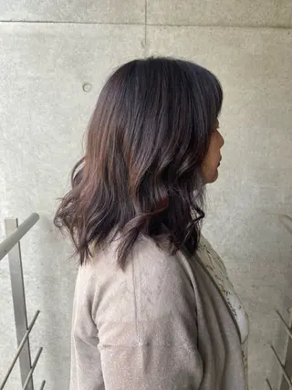 ミディアム カラー PREVIA銀座渡辺 真矢のヘアスタイル