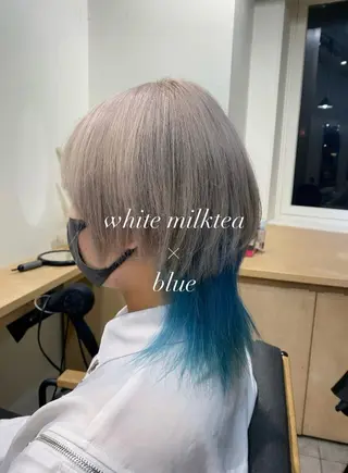 ミディアム カラー マンツーマン施術🌷 透明感/HIKARIのヘアスタイル