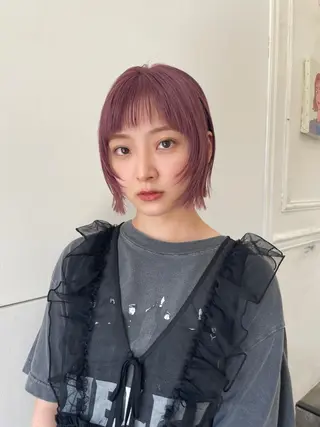 ショート カラー COMEGHEAD所属・前田 雄のヘアスタイル