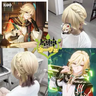 ショート カラー 推しカラー💫 ブリーチ💫若菜覚のヘアスタイル