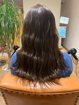 ロング カラー yamauchi mikuのヘアスタイル