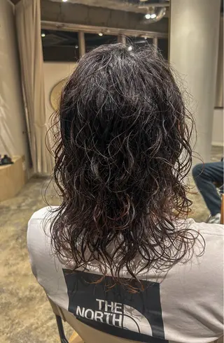 セミロング 佐藤 来輝のヘアスタイル