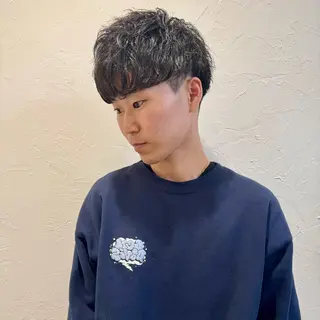 ショート カラー パーマ メンズ 【池袋/スパイキー ショート】ⓝⓘⓜⓤのヘアスタイル