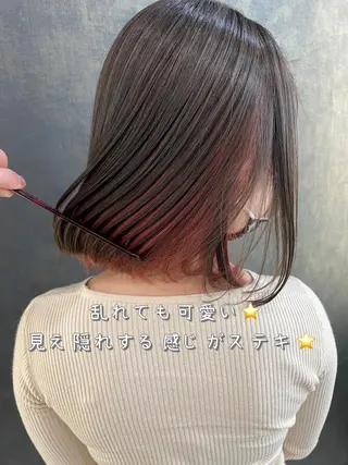 ショート カラー Lyuca所属・ショート×ブリーチ Lyuca/yujiのヘアスタイル