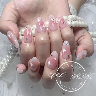 ネイル CC NaNa ワンホンネイル🌙Nのネイルデザイン
