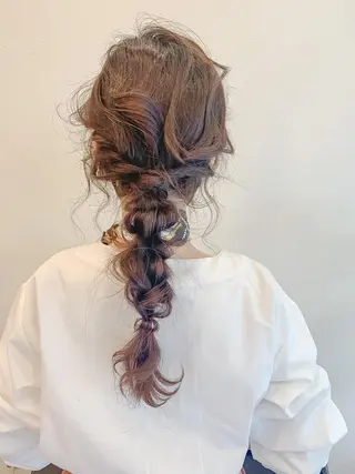 ロング ヘアアレンジ SHANTi 飯塚 ヘアセット/髪質改善のヘアスタイル