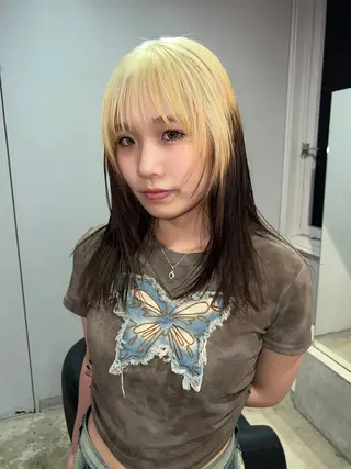 ミディアム カラー ハイトーン特化/ 和音のヘアスタイル