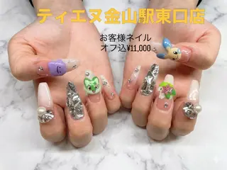 ネイル ティーエヌ 金山駅東口店のネイルデザイン