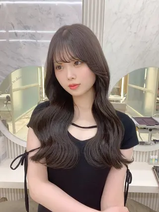 ロング カラー 鈴木 彩莉のヘアスタイル