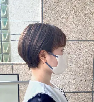 ショート カラー 🌈月1夜モデル募集 📩ください⭐️のヘアスタイル