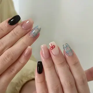 ネイル By moonネイル 🌷ワンホン/韓国風のネイルデザイン