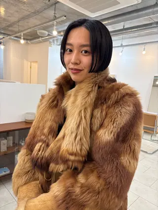 ショート NOUN所属・eri kinjoのヘアスタイル