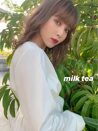 ミディアム パーマ ヘアアレンジ キッズ ネイル マツエク・マツパ 古賀 侑磨のヘアスタイル