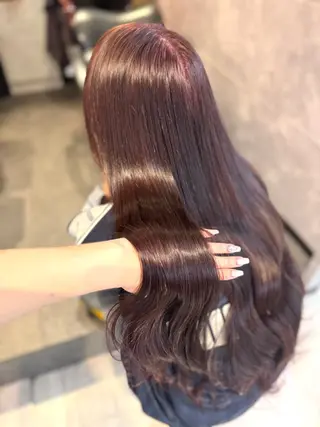 ロング カラー 🩶mana🩶艶髪 /カラーオンカラーのヘアスタイル