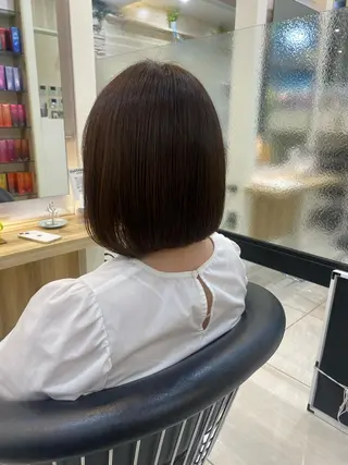 ショート カラー 韓国ヘア／艶カラー minamiのヘアスタイル