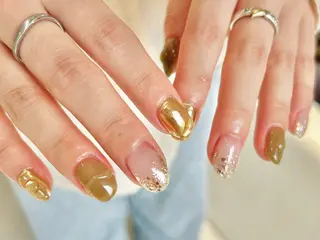 ミディアム maninail 高の原店所属・maninail moekoのネイルデザイン