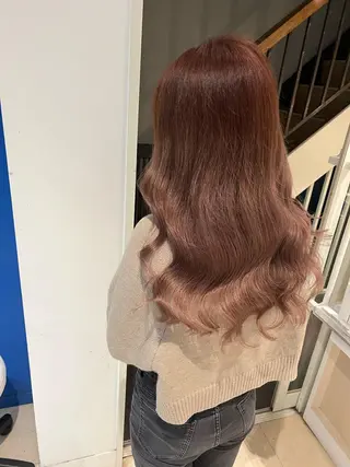 セミロング カラー ヘアアレンジ 🔥ハイトーンカラー ギャルNAOKI🔥のヘアスタイル