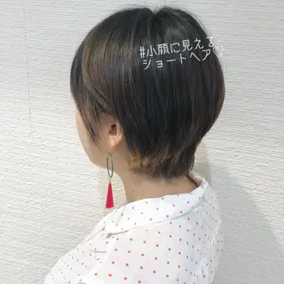 ショート カラー ショート/ボブ/ 白髪ぼかし/しんやのヘアスタイル
