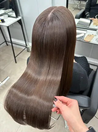 ロング カラー 髪質改善/韓国 ﾚｲﾔｰ/店長/原島のヘアスタイル