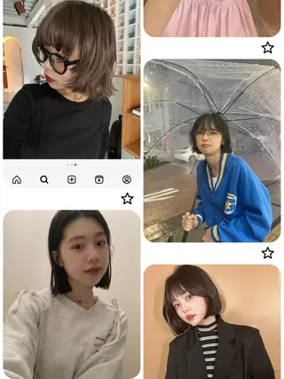 ミディアム misaki/透明感 カラー/尼崎美容室のヘアスタイル