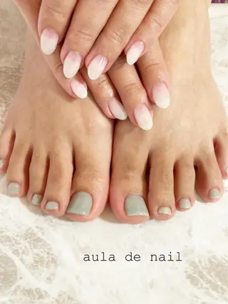 ショート カラー ネイル auladenail アウラデネイルのネイルデザイン