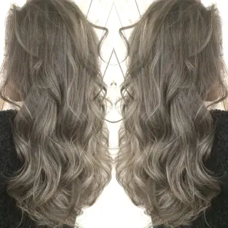 ロング カラー 井上 一平のヘアスタイル