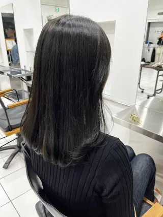 ロング カラー レイヤー🩵透明感 ೀユイ🌙のヘアスタイル