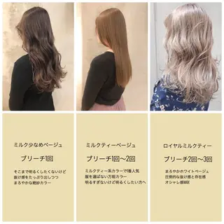 ミディアム カラー INTRO.by Fi-Ne所属・韓国ヘア 店長NEGIのヘアスタイル