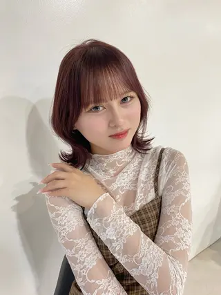 ミディアム カラー amoretto 🩶るのんのヘアスタイル