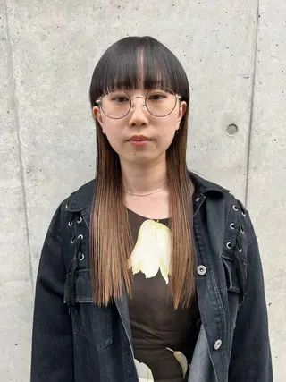 ロング 美容室 _WHITE＋ 南海難波店【アンダーホワイトプラス】所属・✨レイヤー/透明感 /豊嶋里緒✨のヘアスタイル