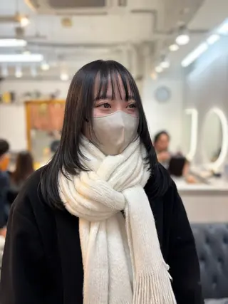 セミロング 艶髪/髪質改善/ 松村きさらのヘアスタイル