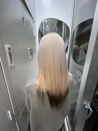 ロング カラー ✨髪質改善矯正× ブリーチ✨YU-KIのヘアスタイル