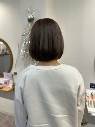 ミディアム カラー nabi所属・梅田 薫のヘアスタイル