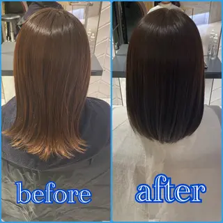 セミロング カラー募集中 広井優菜のヘアスタイル