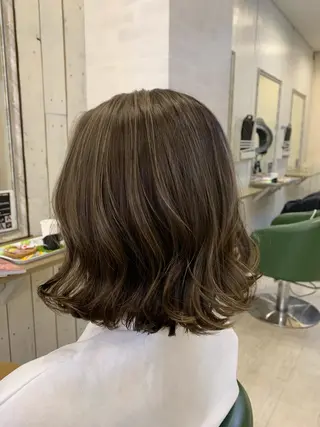 ミディアム 高山 滉太のヘアスタイル