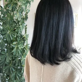 セミロング 堀越 エリのヘアスタイル