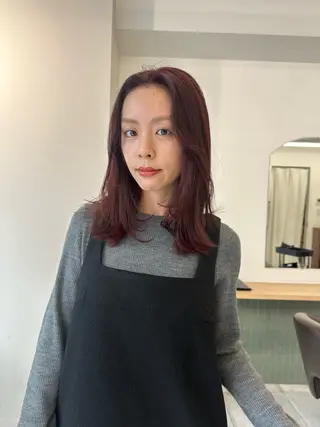 ミディアム カラー キッズ オトナヘア🌸 harukaのヘアスタイル