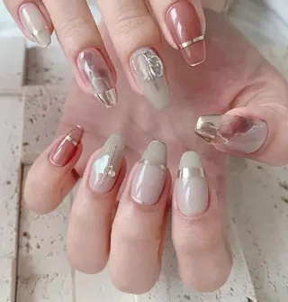 ネイル AB マツエクネイルサロンのネイルデザイン