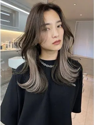 セミロング コスメパーマ 佐藤　諒のヘアスタイル