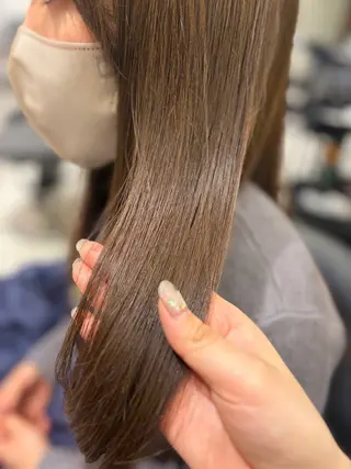 セミロング カラー 🌸銀座No.1パー マ🌸いでいあやのヘアスタイル