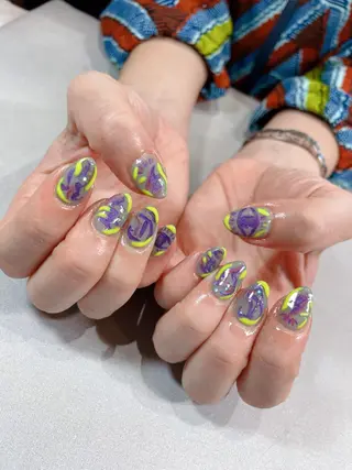 ネイル iiloo aromaworksのネイルデザイン