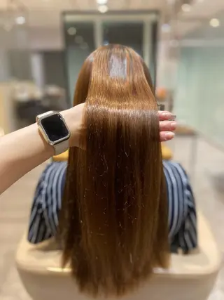 カラー 髪質改善✨/ 透明カラー🫧れいなのヘアスタイル