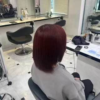 ミディアム 愛され暖色♥️モテ 艶髪♥️りなのヘアスタイル