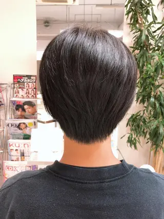 ショート 阿部 美咲のヘアスタイル