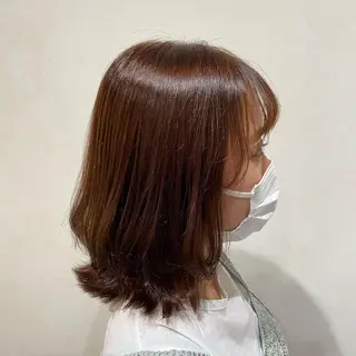 ミディアム カラー ✂︎透明感カラー特化 /日和優真✂︎のヘアスタイル