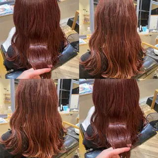 ロング カラー 艶カラー/韓国顔周り 🎀mamiのヘアスタイル