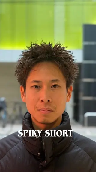 ショート パーマ メンズ シフト今泉所属・パーマ・カラー特化/ メンズ美容師米田幸平のヘアスタイル