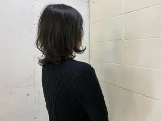 ミディアム カラー オーナースタイリスト 佐藤のヘアスタイル