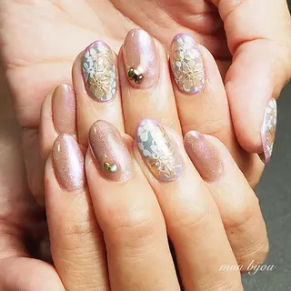 ネイル mon bijou 坪井のネイルデザイン